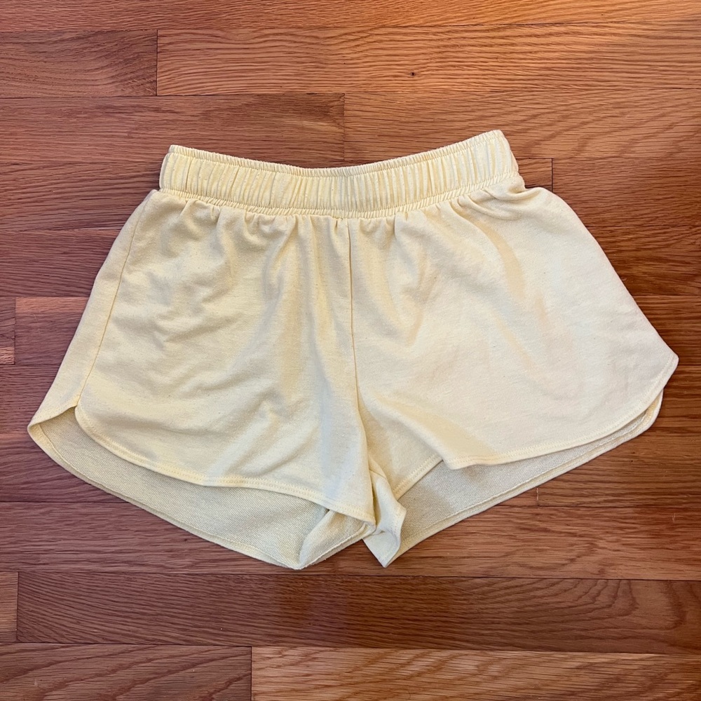 Yellow Comfy shorts